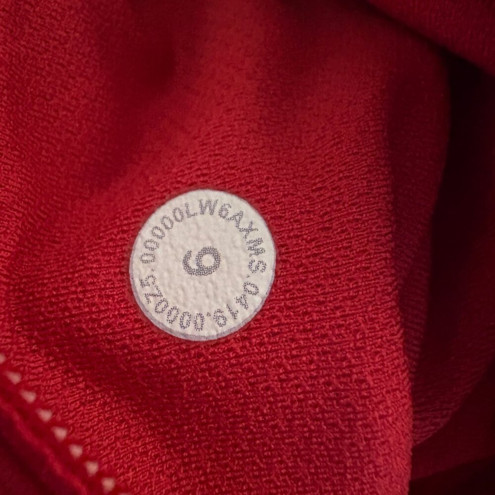 Lululemon Pace Rival Crop 22" Luxtreme Dark Red Mid-Rise Running Leggings 6 - Picture 8 of 12
